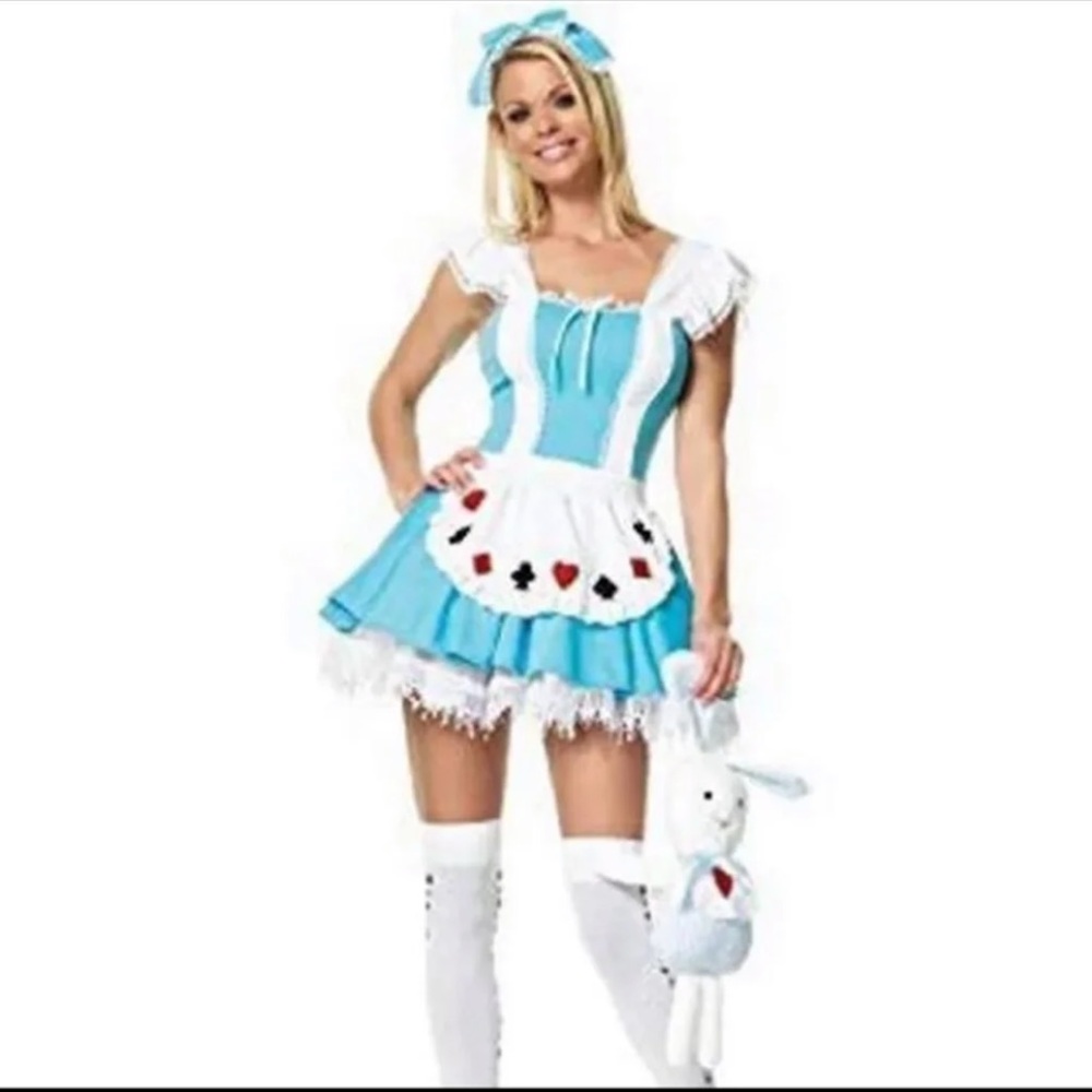 New Leg Avenue Alice Girl Costume LARGE